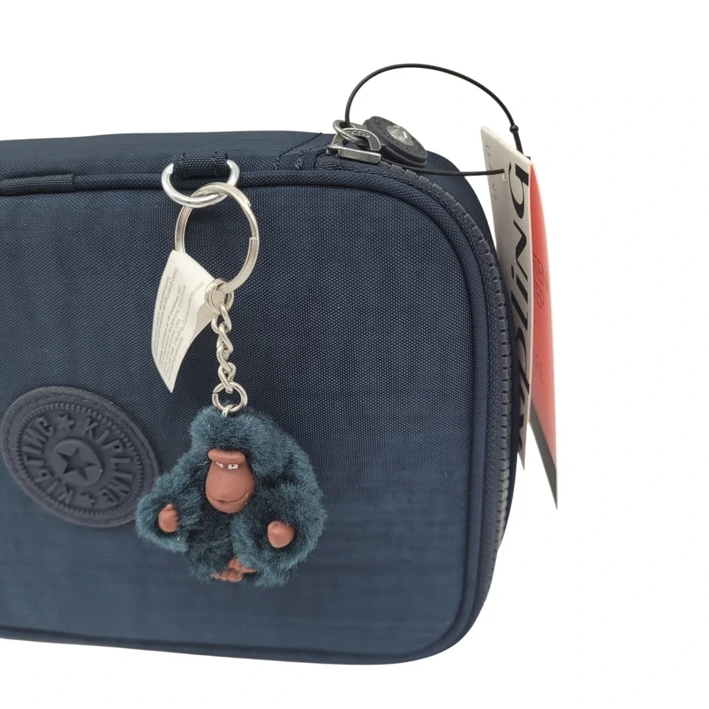 Kipling True Blue Tonal Printed 100 Pens Case – One‎ Size Travel Pouch